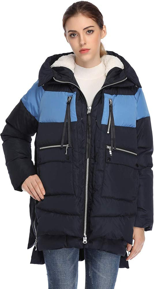 Women's Winter Down Jackets Long Down Coats Warm Parka with Hood | Amazon (US)