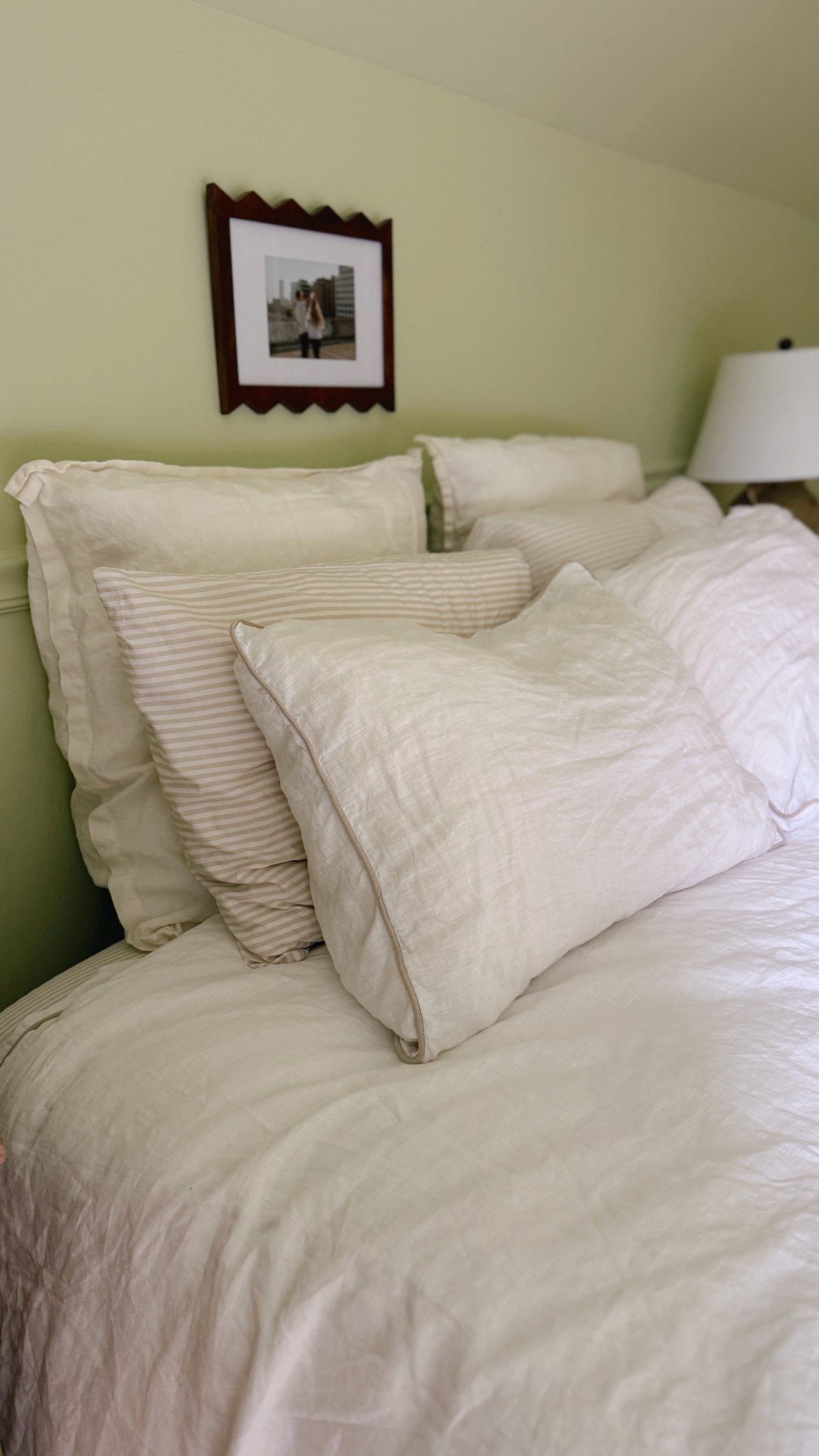 Natural fiber bedding- from Quince & Target 
