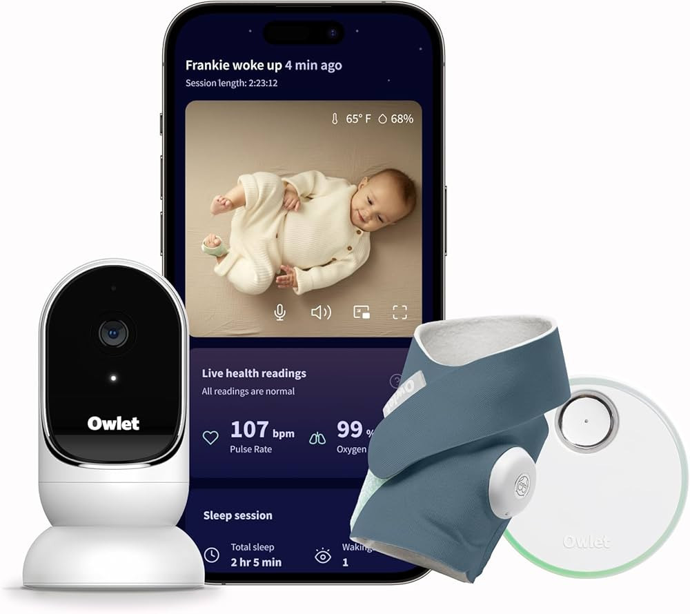 Owlet® Dream Duo Smart Baby Monitor: FDA-Cleared Dream Sock® plus Owlet Cam 2- Tracks & Notifie... | Amazon (US)