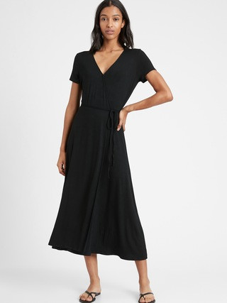 Knit Wrap Dress | Banana Republic (US)