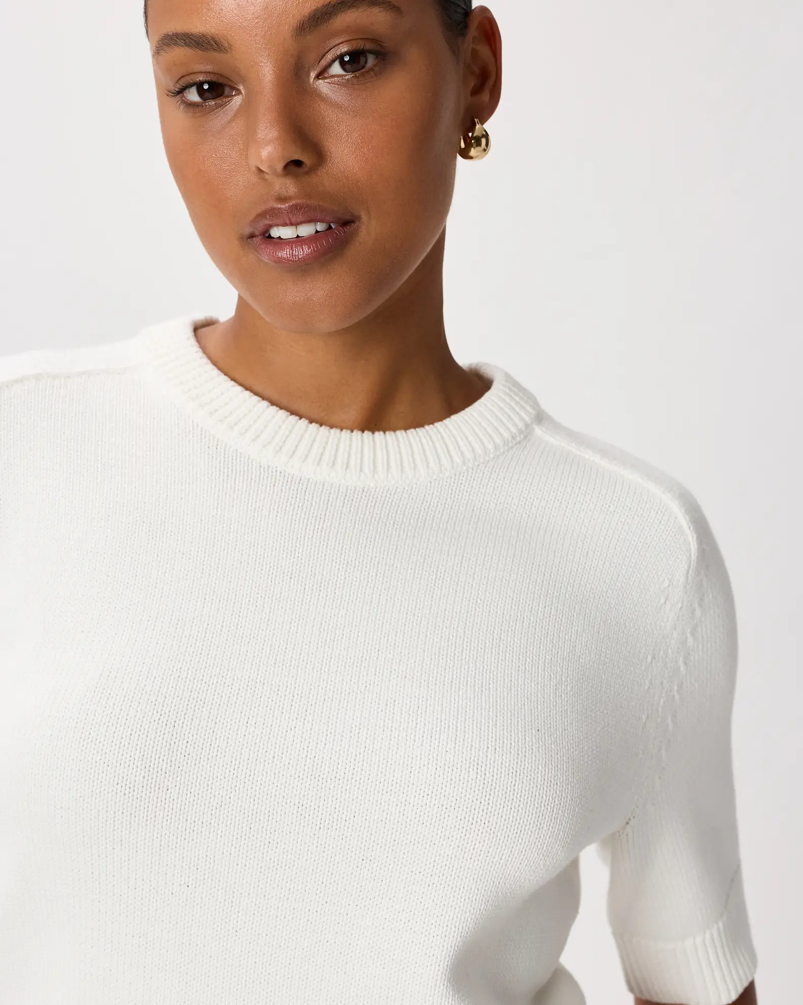 100% Organic Cotton Sweater Tee | Quince