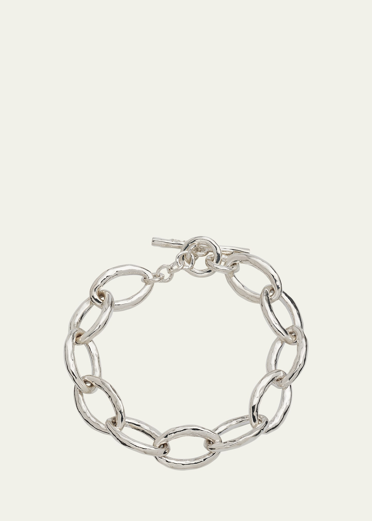 Ippolita Mini Hammered Bastille Link Bracelet in Sterling Silver | Bergdorf Goodman