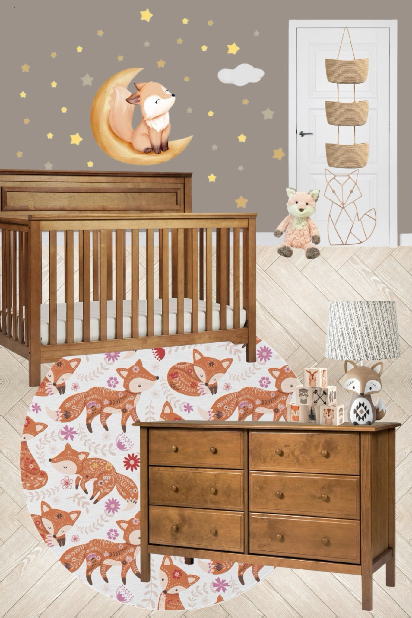 Adorable Fox themed nursery design!

#LTKkids #LTKhome #LTKbaby