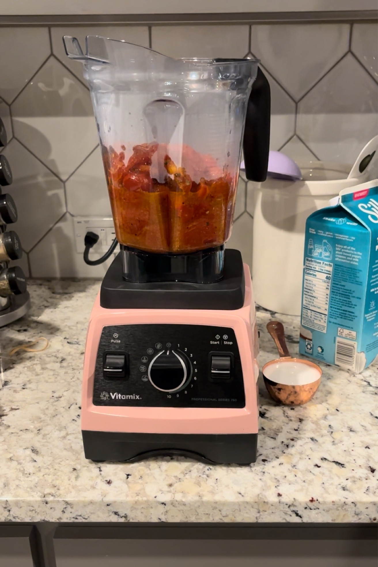 New pink vitamix blender! 
