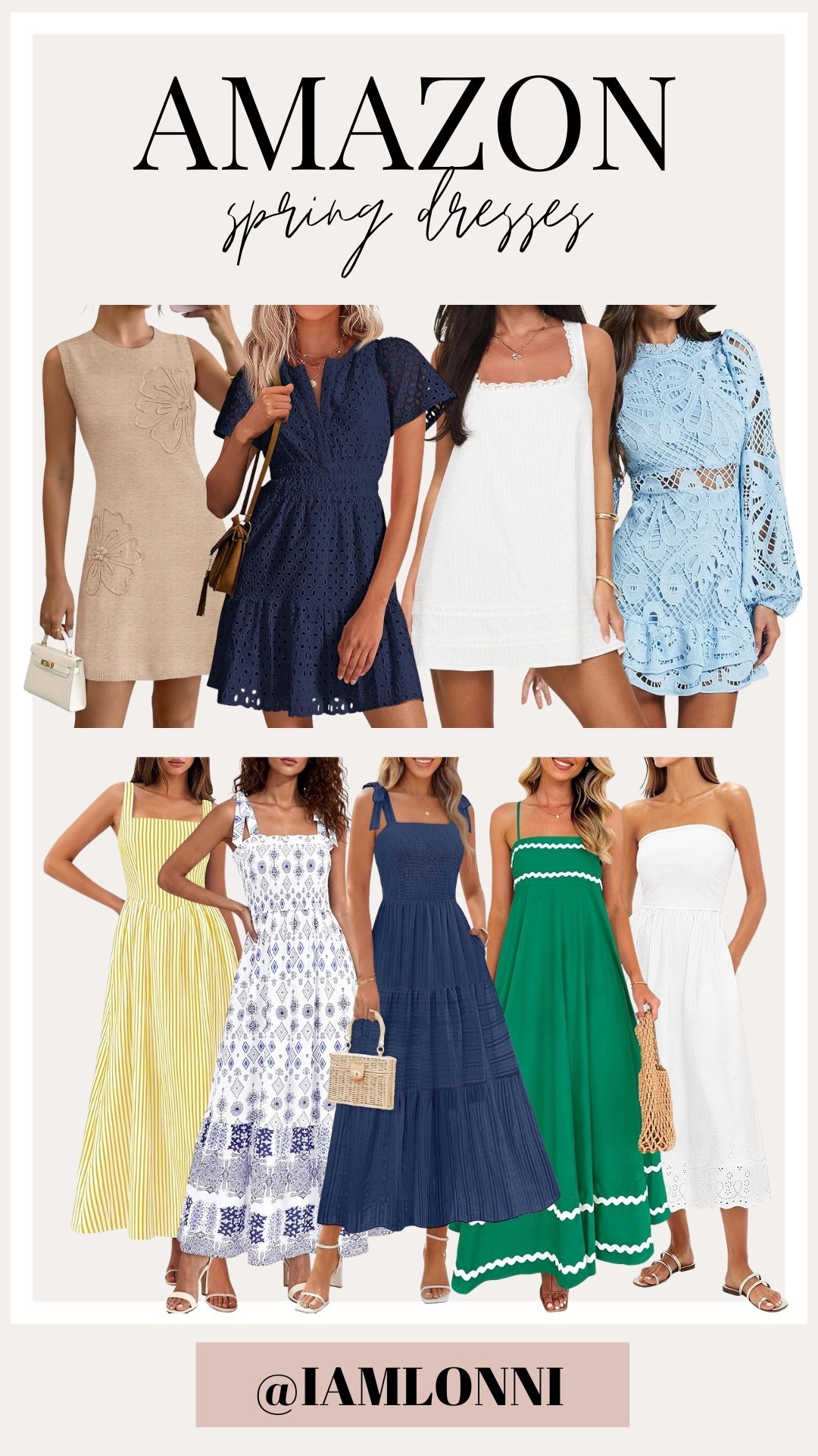 Some of my favorite Amazon Spring Dresses!!

amazon fashion, spring dresses, maxi dresses, mini dresses, amazon finds, women’s fashion, spring fashion, spring ootd 

#LTKSeasonal #LTKootd #LTKspring