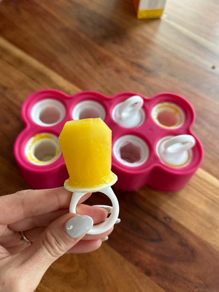 These ring popsicles have been a big hit since we got them. The perfect after school snack. We filled ours with smoothies and juices made from frozen fruit

#LTKfindsunder50 #LTKfamily #LTKkids