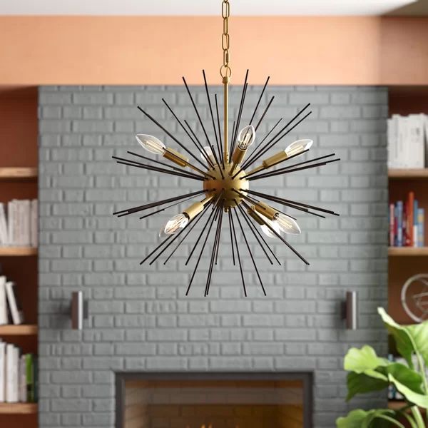 Sumler 8 - Light Dimmable Sputnik Sphere Chandelier | Wayfair North America