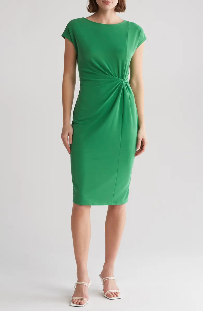 Side Knot Modal Blend Midi Dress | Nordstrom Rack