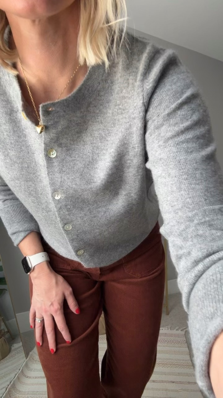 This cashmere sweater is such a nice fall staple! 🍂
Cardigan- small
Pants- 0/short

#LTKOver40 #LTKPetite #LTKootd