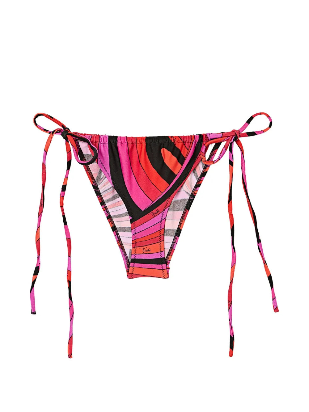 PUCCI Iride-print bikini bottom - Pink | Farfetch Global