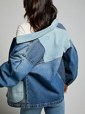 Women's Patched Denim Chore Jacket | Women's Jackets & Outerwear | Lee® | Lee Jeans