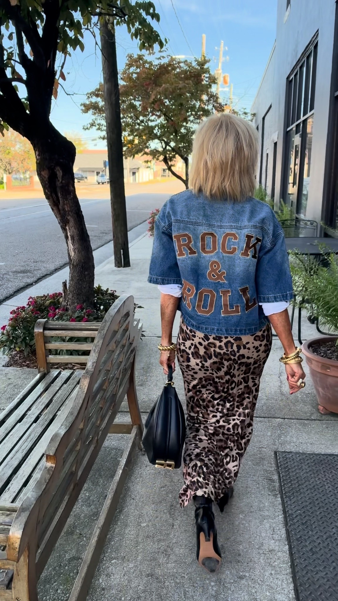 Love this edgy denim & will be styling it so many ways! I’m wearing a small in my jacket & skirt

#LTKootd #LTKvlog #LTKOver40