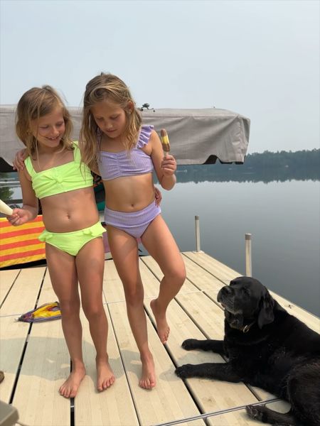 Just spent the best few days on the lake with the kids! The girls loved their new swim suite from @walmartfashion #walmartpartner They look so cute and tan in the bright colors! The two piece runs big and the one piece runs small! Girls are wearing size small (7/8 in the two piece ) and I recommend sizing up one in the one piece color block swim suit! #walmartfashion #swimsuits #kidsfashion #kidsswim

#LTKsalealert #LTKkids #LTKswim