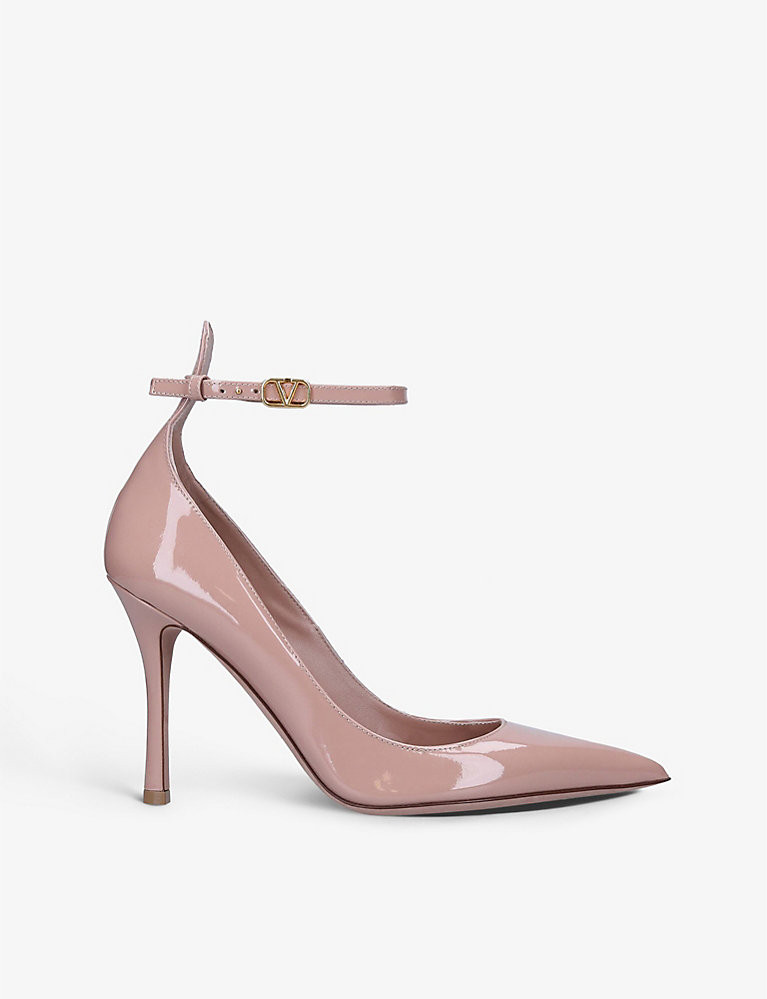 Tan Go patent-leather courts | Selfridges