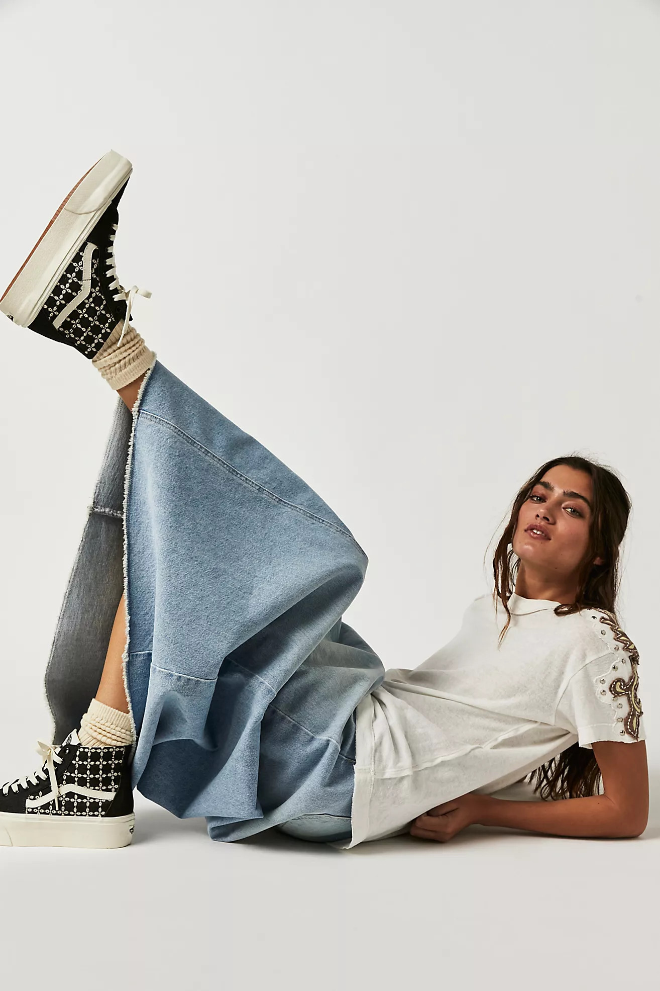 Come As You Are Denim Maxi Skirt | Free People (Global - UK&FR Excluded)