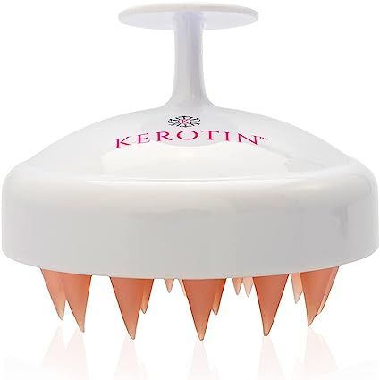 Kerotin Scalp Massager Hair Growth, Manual Soft Silicone Shampoo Brush, Handheld Scalp Massager, ... | Amazon (US)