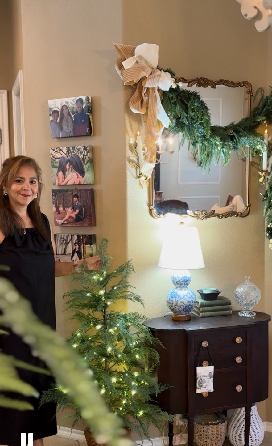 The viral cypress Christmas trees from Walmart are gorgeous and No mess ! 

#LTKHome #LTKFindsUnder50 #LTKHoliday