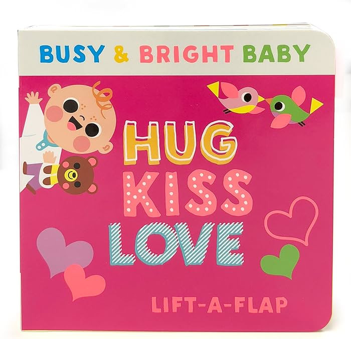 Hug Kiss Love (Children's Lift-a-Flap Board Book Gifts for Little Valentines, Mother's & Father's... | Amazon (US)