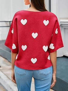 Cicy Bell Womens Half Sleeve Sweaters Oversized Boat Neck Knitted Pullover Sweater Trendy Casual ... | Amazon (US)