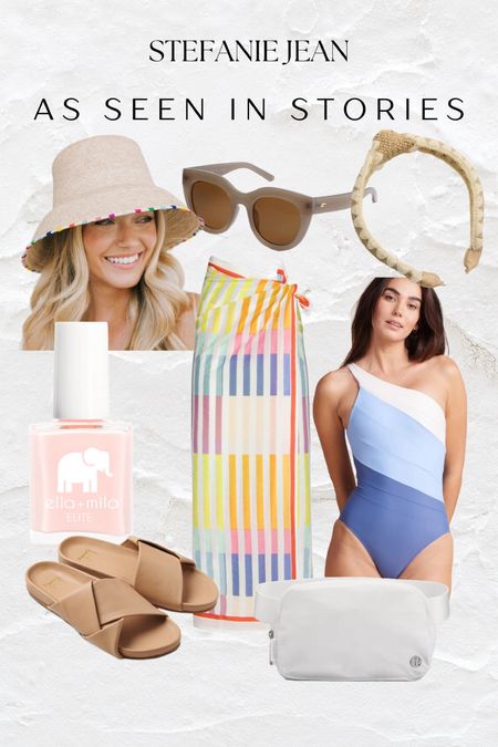 Vacation
one piece swimsuit | beach hat | summer | Summersalt | sarong | cover up | pool | sandals | dress 

#LTKSwim #LTKTravel #LTKSaleAlert