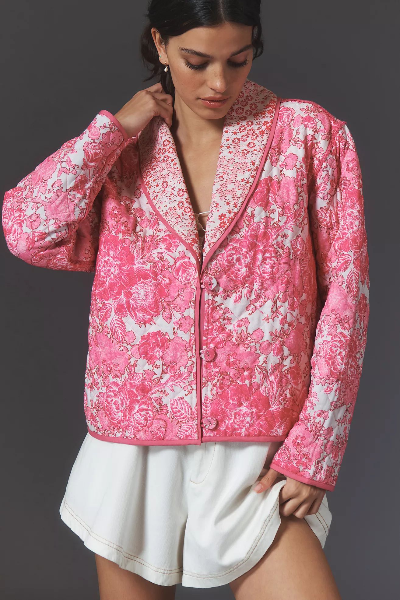 Bl-nk Printed Quilted Jacket | Anthropologie (US)