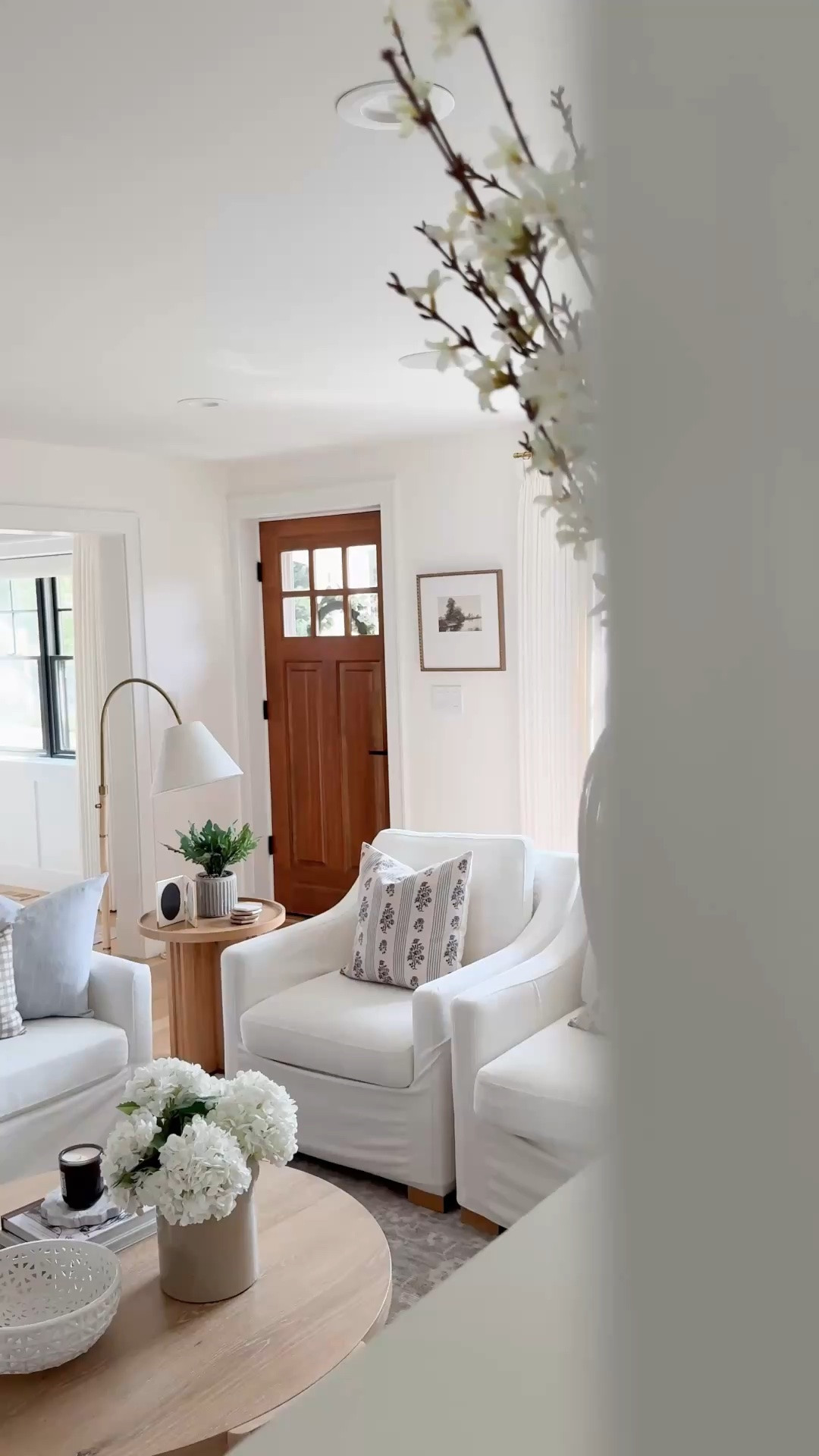 If you're creating a timeless neutral living room, these are the pieces I come back to again and again. Layered textures, white slipcovered seating, a durable neutral rug, warm wood tones, brass mirrors, and soft lighting create a family room that feels elevated but still livable. A few favorites are on sale right now, so I rounded up everything in one place.

#LTKHome #LTKSaleAlert #LTKOver40