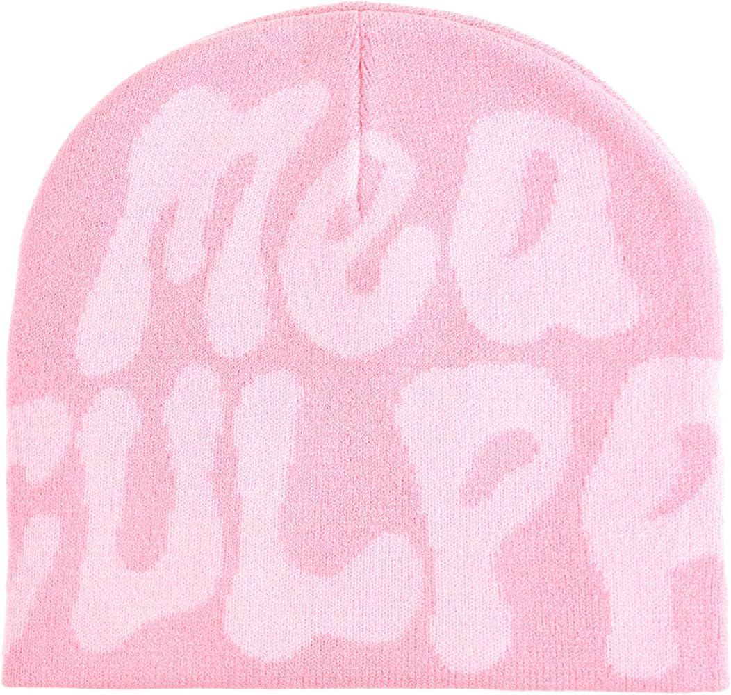 Cleveinuan Women Beanie Y2k Hat,MEA Culpa Graphic Beanies Designs,Winter Hat Knit Skull Cap, Pink... | Amazon (CA)