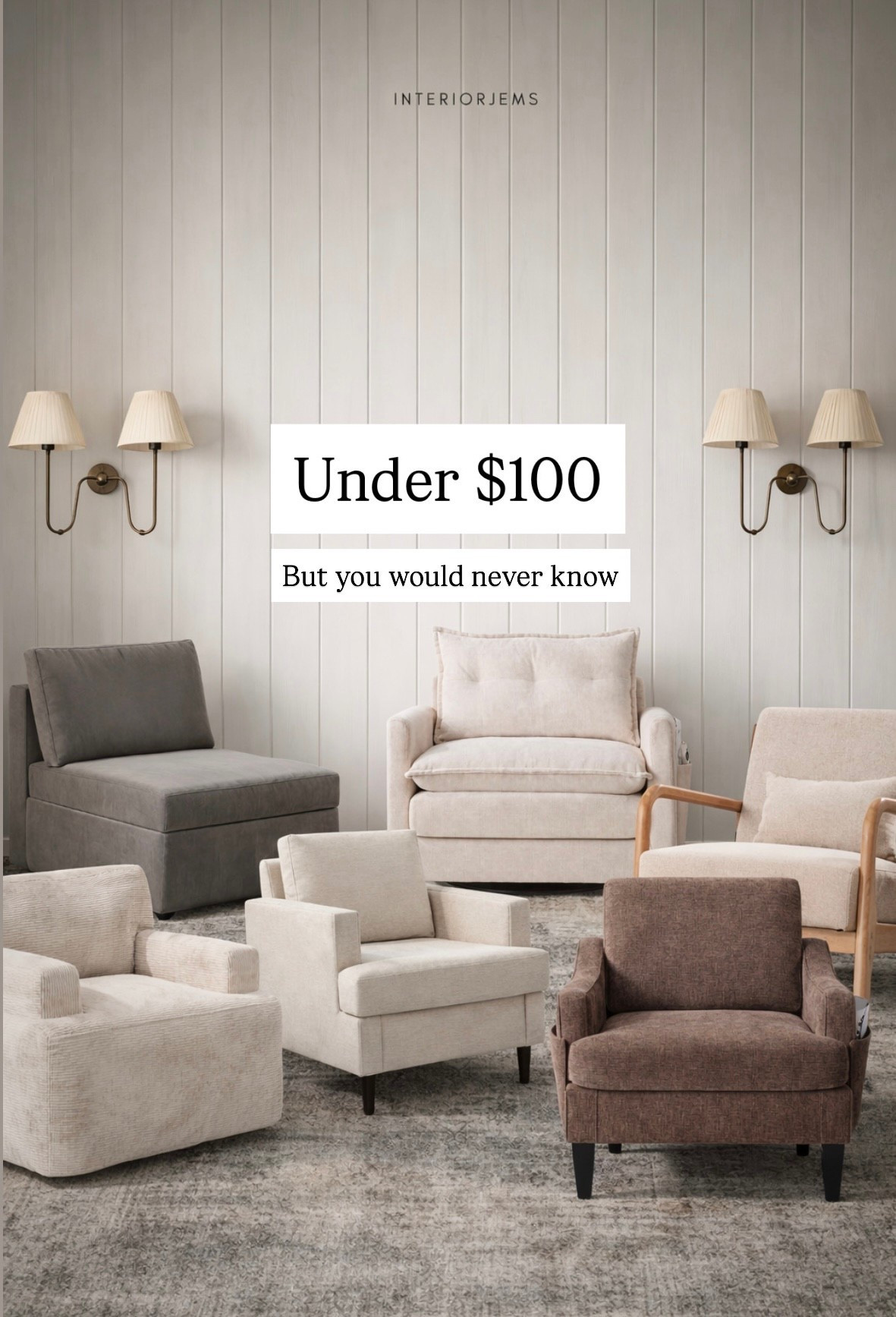All right, this was a tough one, but I found the most beautiful accent here under 100, including a brown accent chair, a comfy lounge chair and armless chair, living room, room, furniture, budget, friendly, living room, furniture, rental furniture, apartment furniture

#LTKHome #LTKSaleAlert