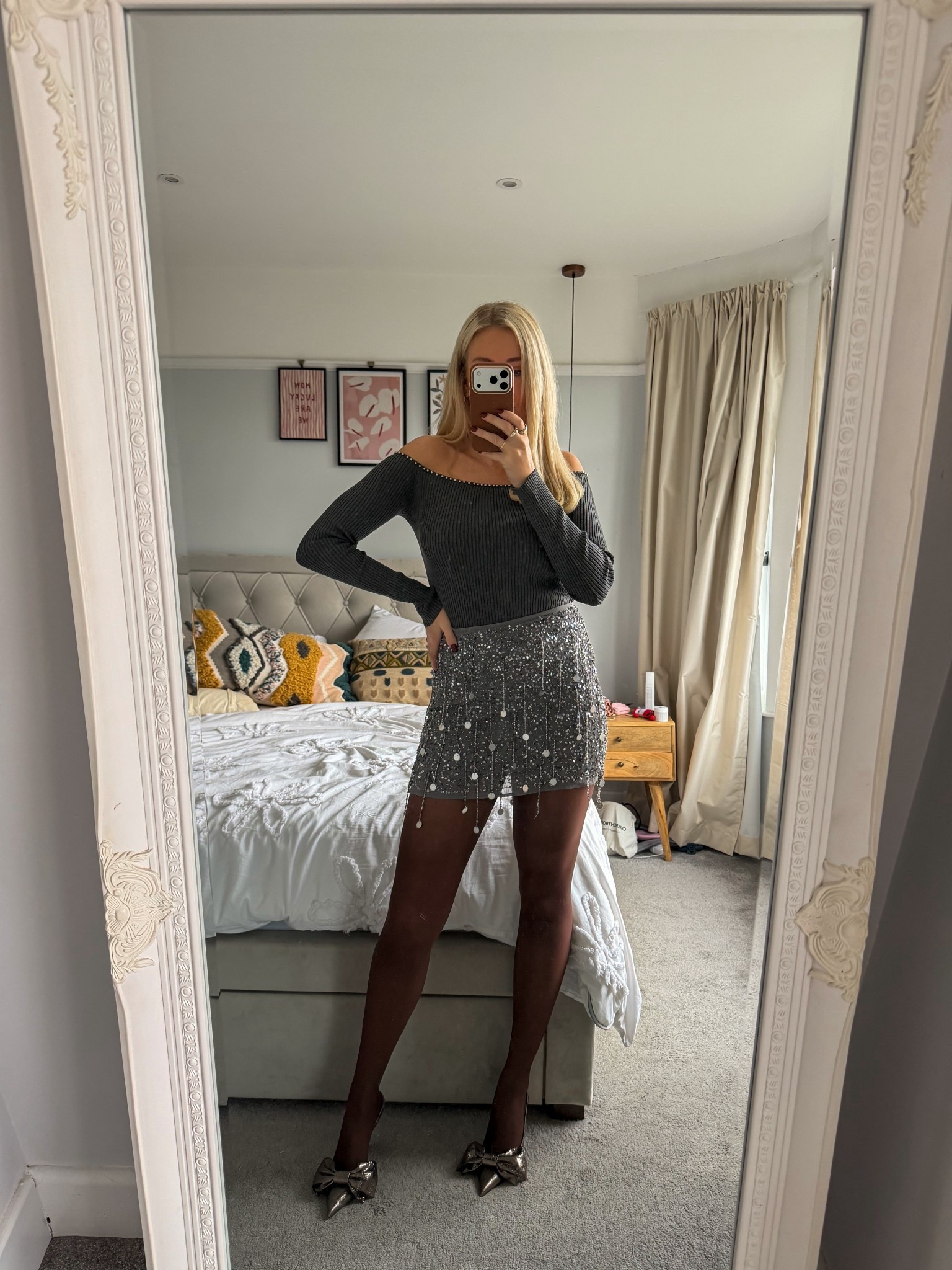 Half price sequin skirt! ✨