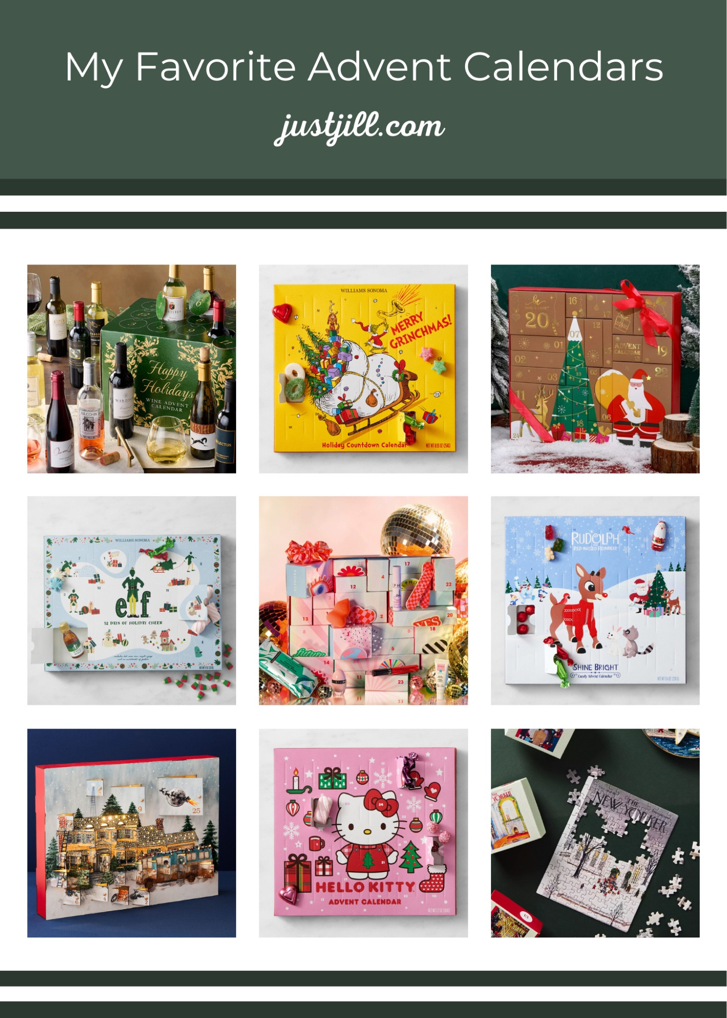 Now is the time to shop for Advent calendars! Here are some of my favorites from Williams Sonoma, Anthropologie, QVC and more.

#LTKSeasonal #LTKhome #LTKHoliday