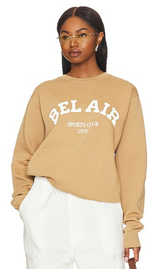 Bel Air Crewneck in Tan | Revolve Clothing (Global)