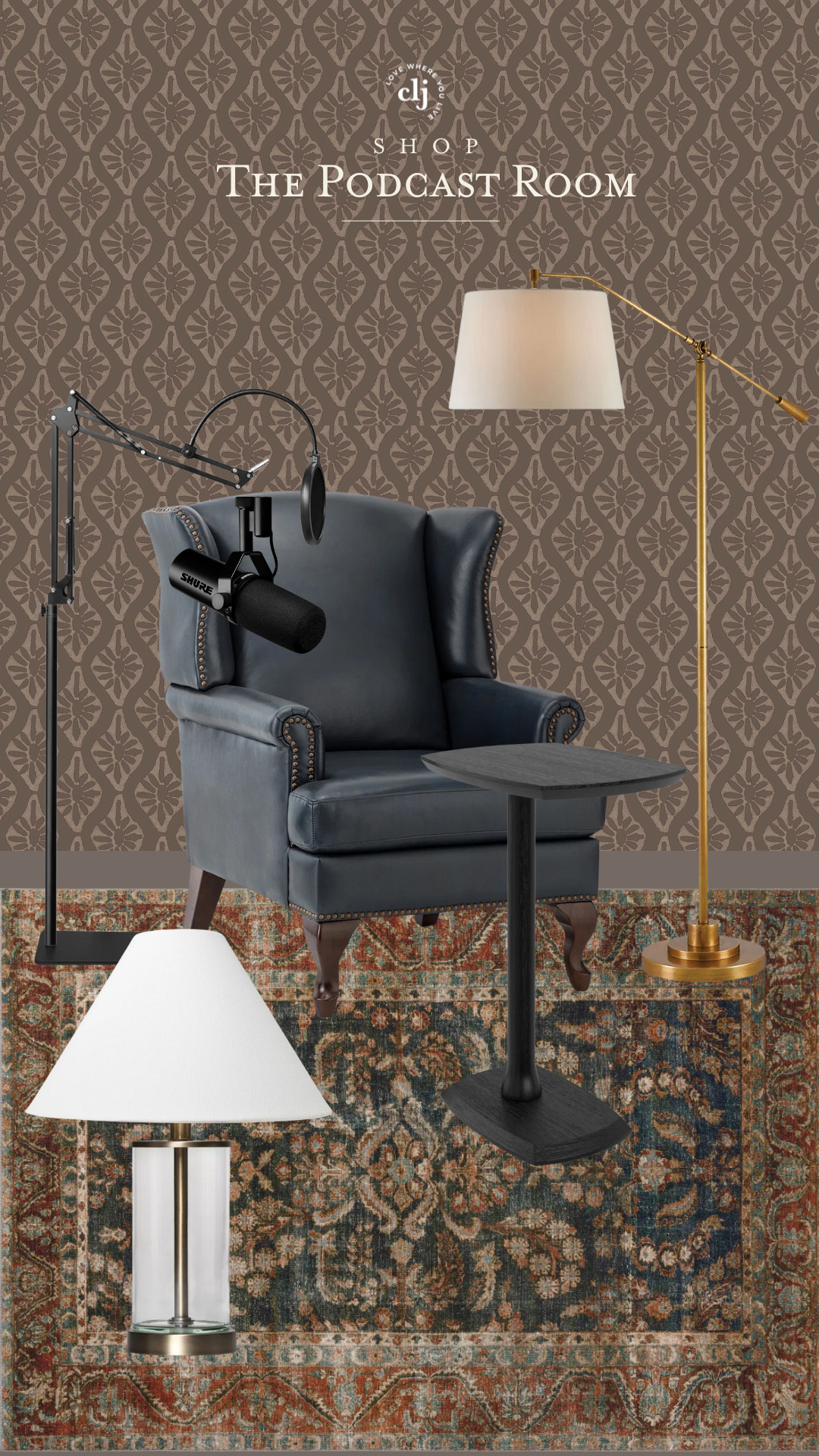 Shop The Podcast Room 🎤🤎
We recently turned one of the rooms at the CLJ Studio into a podcast recording room - the star of the show is the peel and stick wallpaper from our Wallpops collection! 

 

#LTKHome #LTKFindsUnder100 #LTKStyleTip