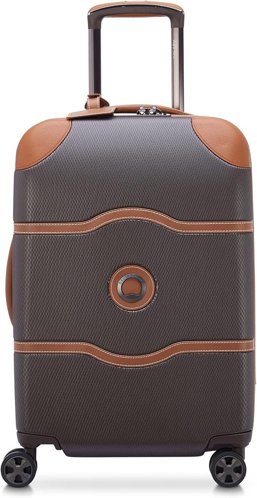 DELSEY Paris Chatelet Hardside 2.0 Luggage with Spinner Wheels, Brown, Carry-on 21 Inch, No Brake | Amazon (US)