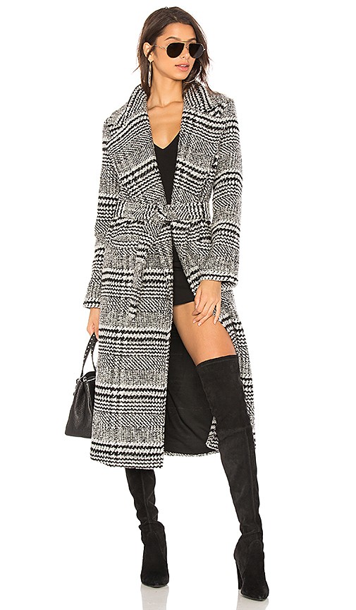 Lovers + Friends Sabra Coat in Black Check | Revolve Clothing (Global)