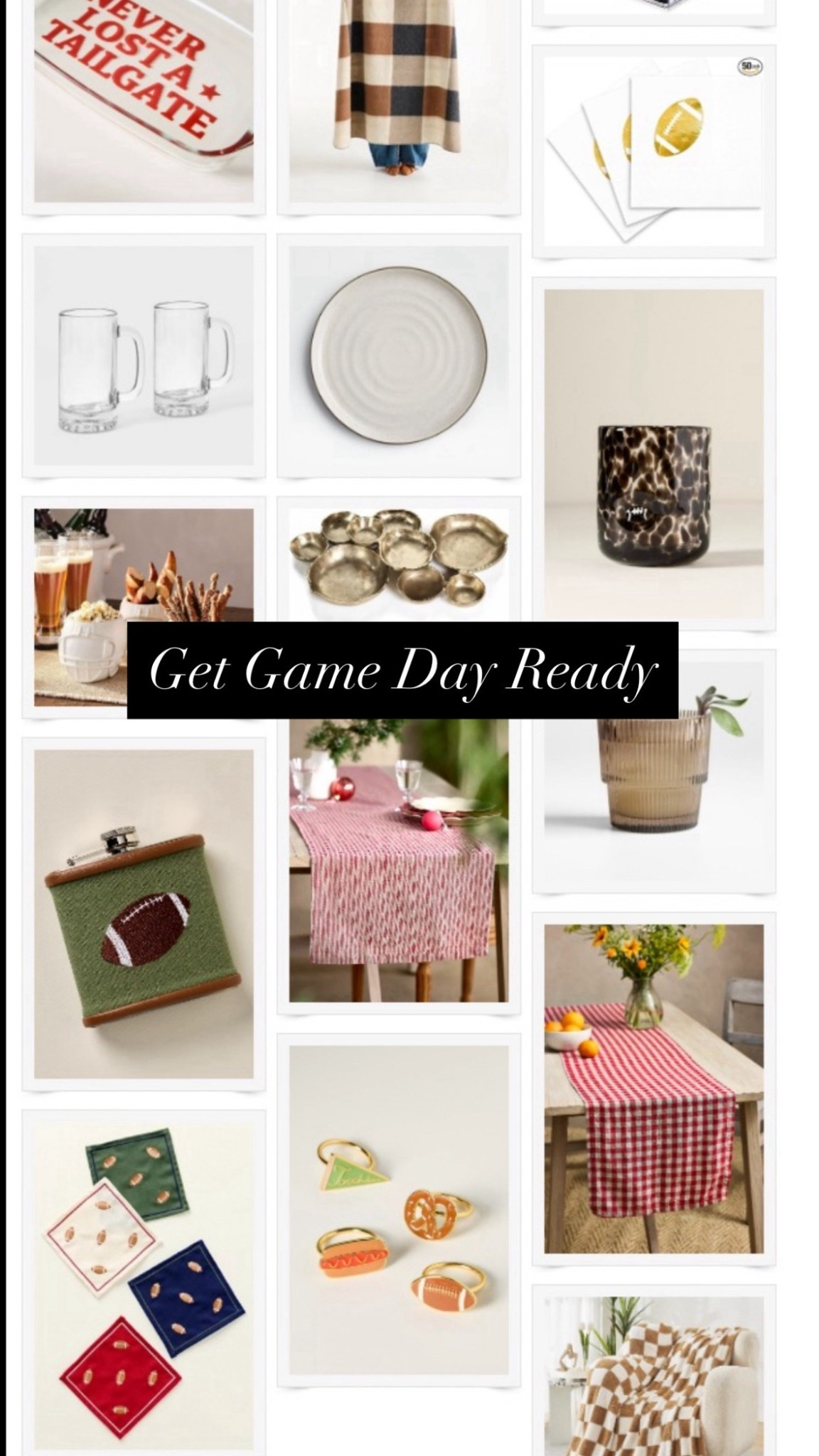 Get your home game day ready with these darling football finds! #chiefs #football #gameday #sundayfunday

#LTKFindsUnder100 #LTKHome #LTKStyleTip