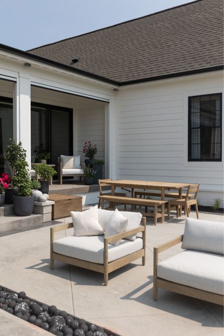 It’s finally Patio Season ☀️ Our full set up including West Elm furniture and all of the accessories! Our outdoor dining set is 20% off! #kathleenpost #patiofurniture #westelm #backyard 



#LTKHome #LTKSeasonal