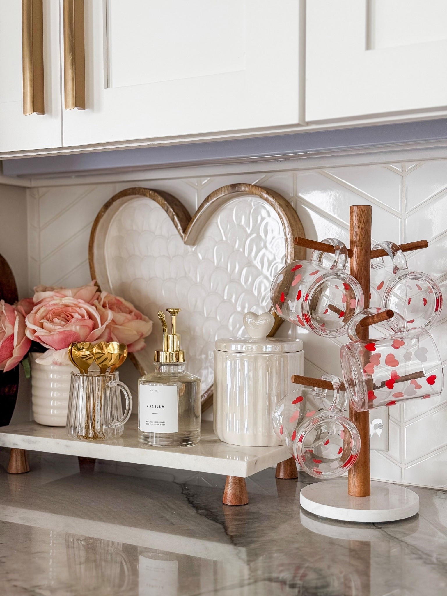 Cutie Valentine's Day coffee bar!

Valentines, Valentine's day, coffee bar, theme coffee bar, seasonal coffee bar, heart mugs, heart shaped decor, faux florals 

#LTKFindsUnder100 #LTKHome #LTKSeasonal