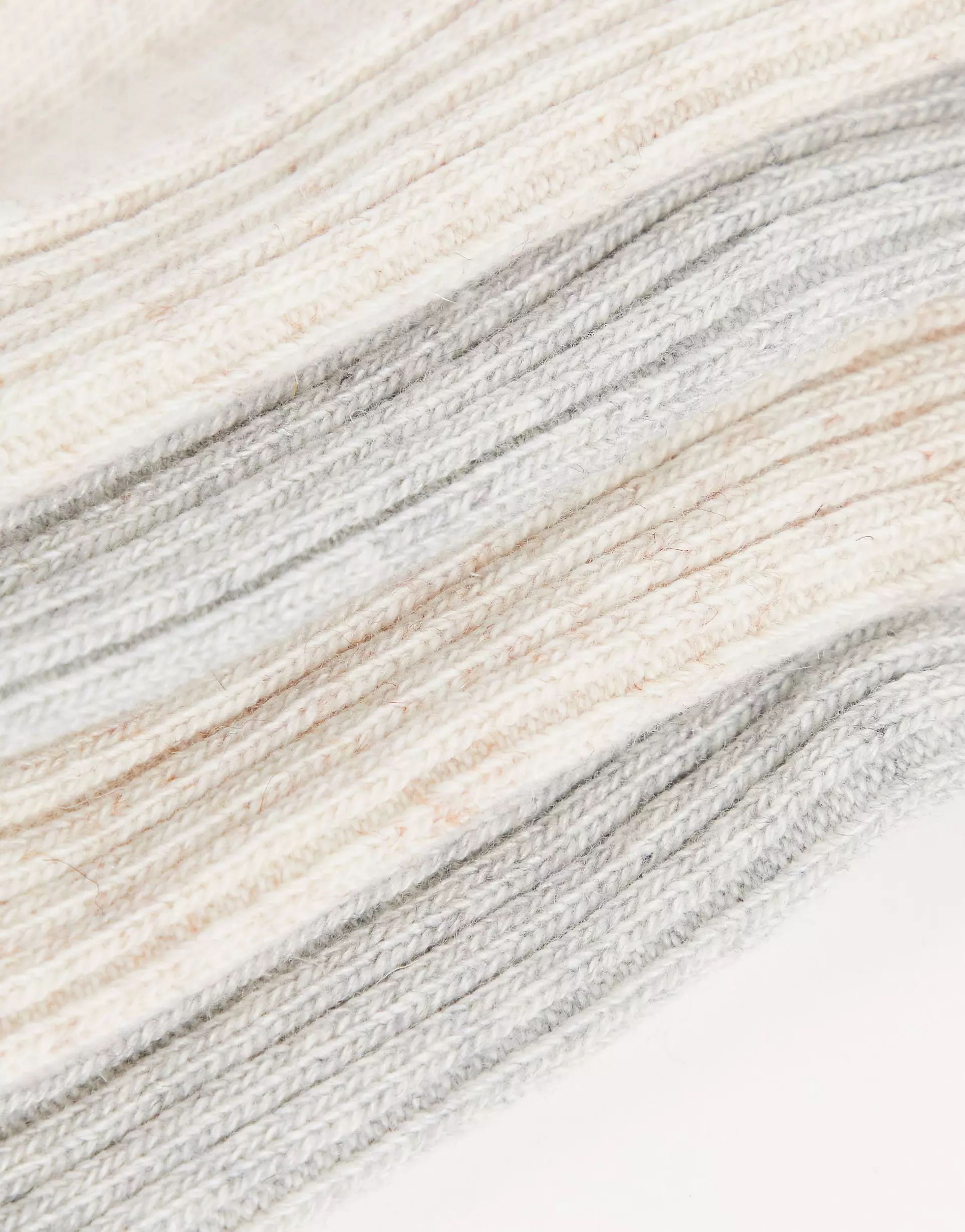 ASOS DESIGN 2 pack wool mix calf length lounge socks in neutral tones - MULTI | ASOS (Global)