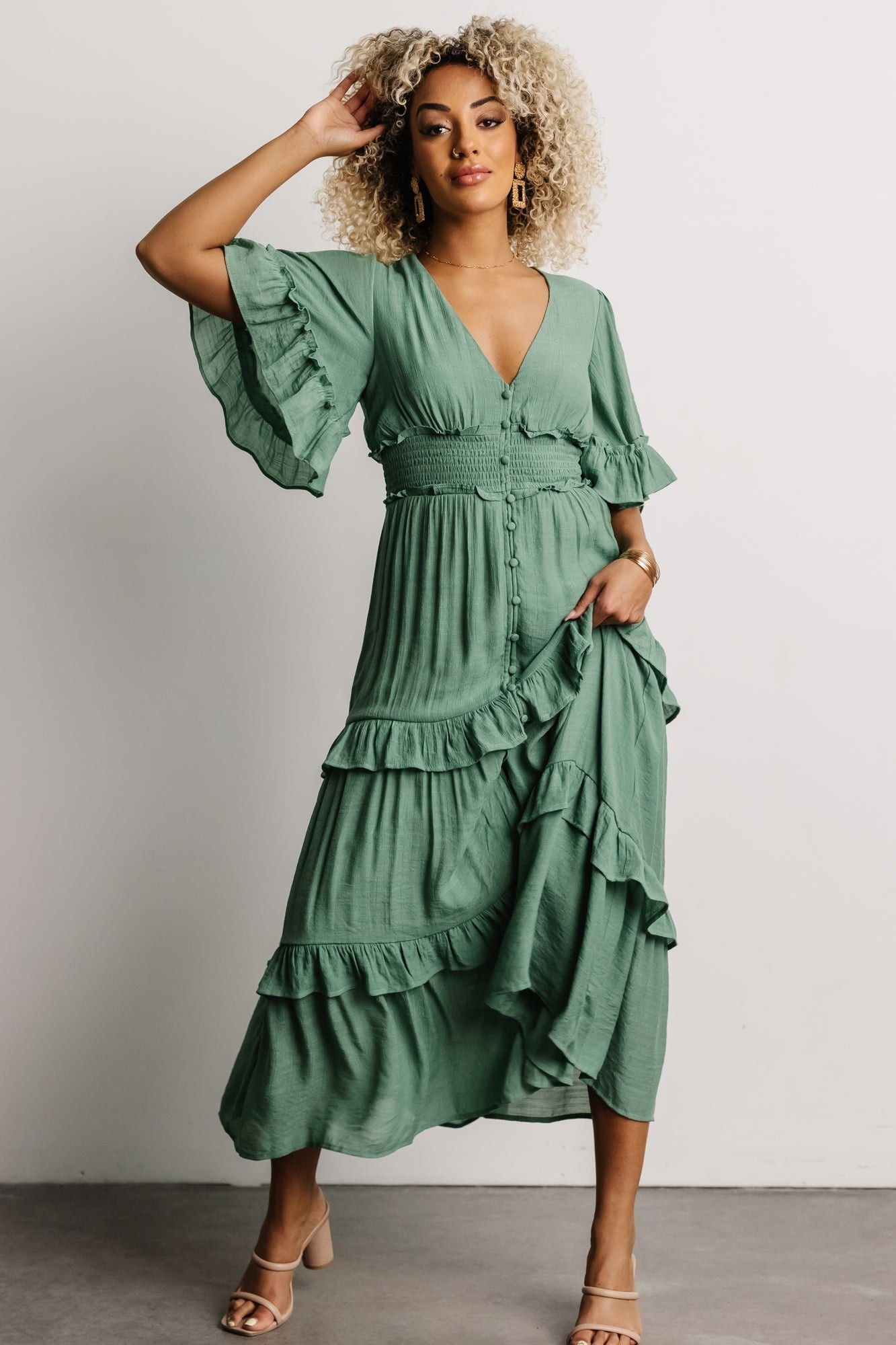 Alta Tiered Maxi Dress | Baltic Born