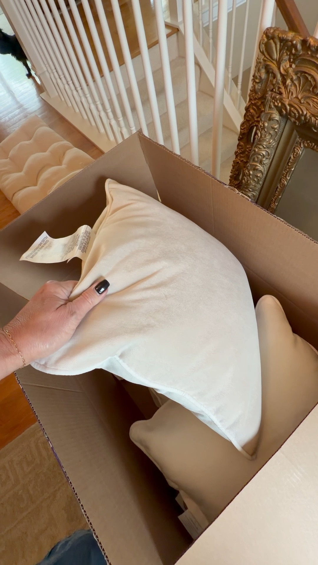 Ordered these outdoor pillows for our screened in porch. I love neutral colors. they feel like velvet and they are washable!!￼

#LTKOver40 #LTKHome #LTKSaleAlert