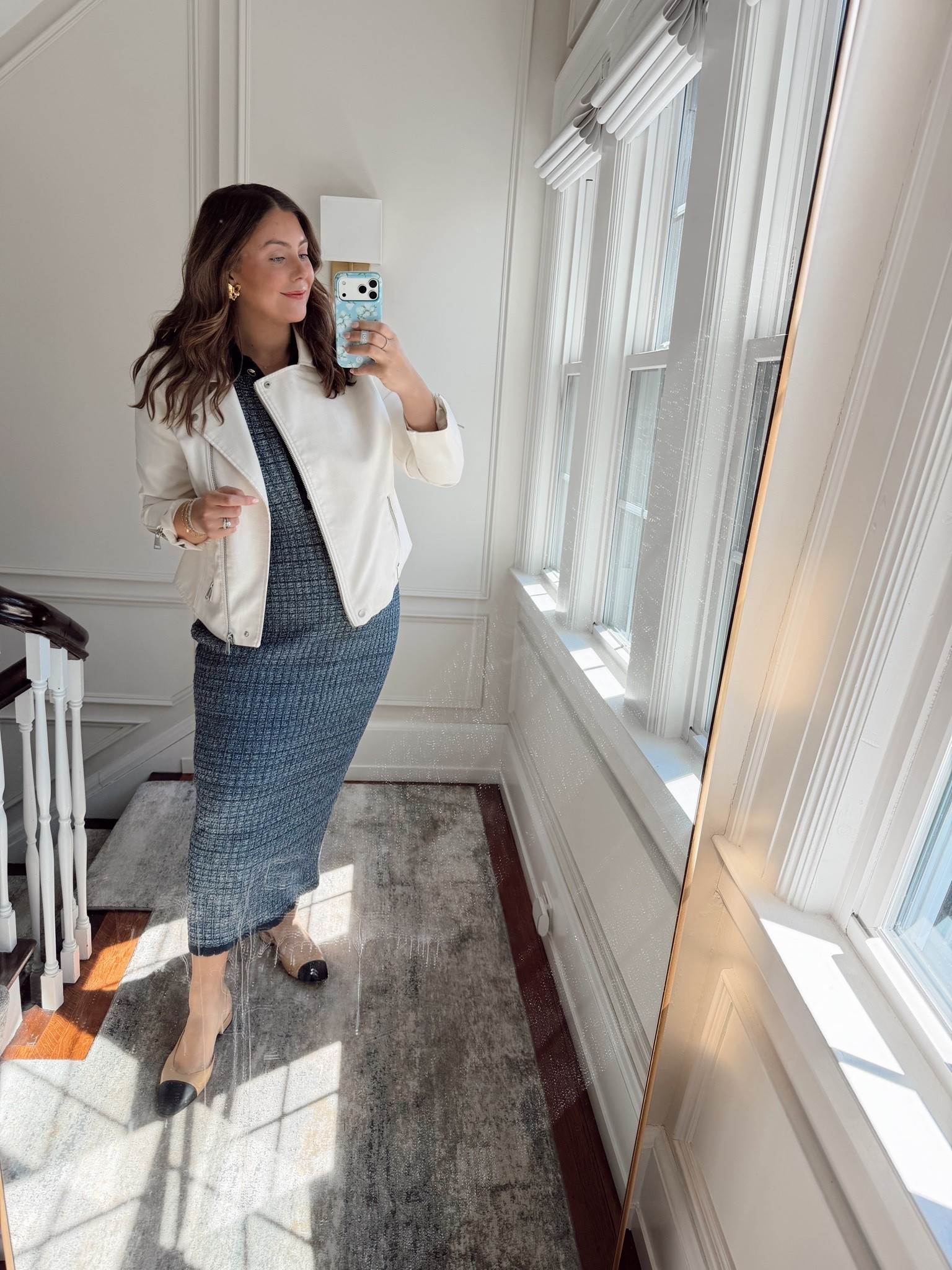 Wearing size 18 in dress, sharing similar moto jackets

#LTKMothersDay #LTKmomlife #LTKMidsize