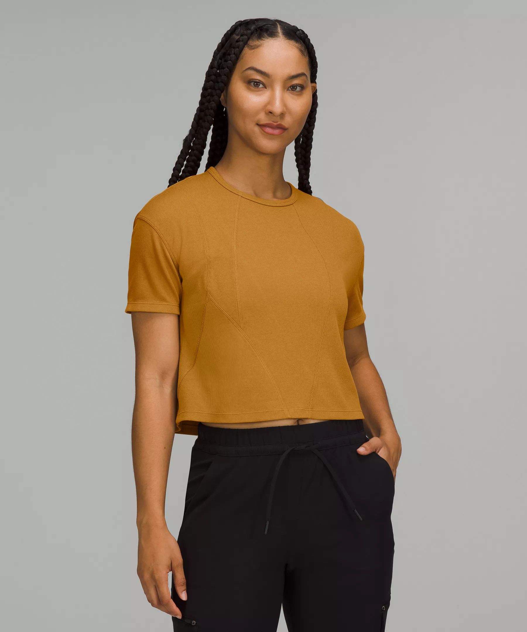 Ribbed Modal-Cotton T-Shirt | Lululemon (US)