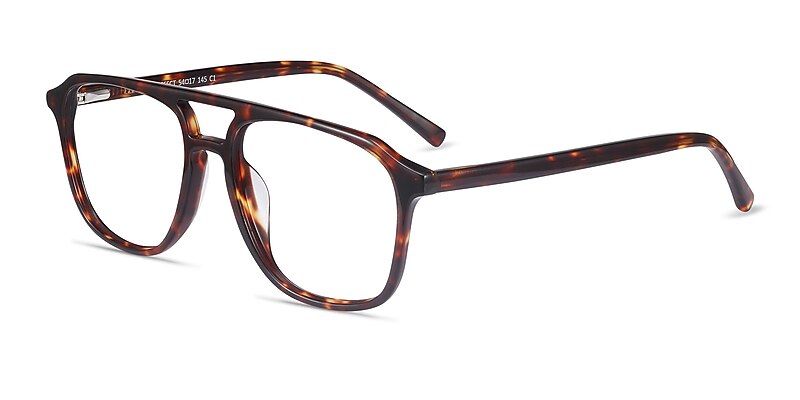 Effect Aviator Light Tortoise Full Rim Eyeglasses | Eyebuydirect | EyeBuyDirect.com