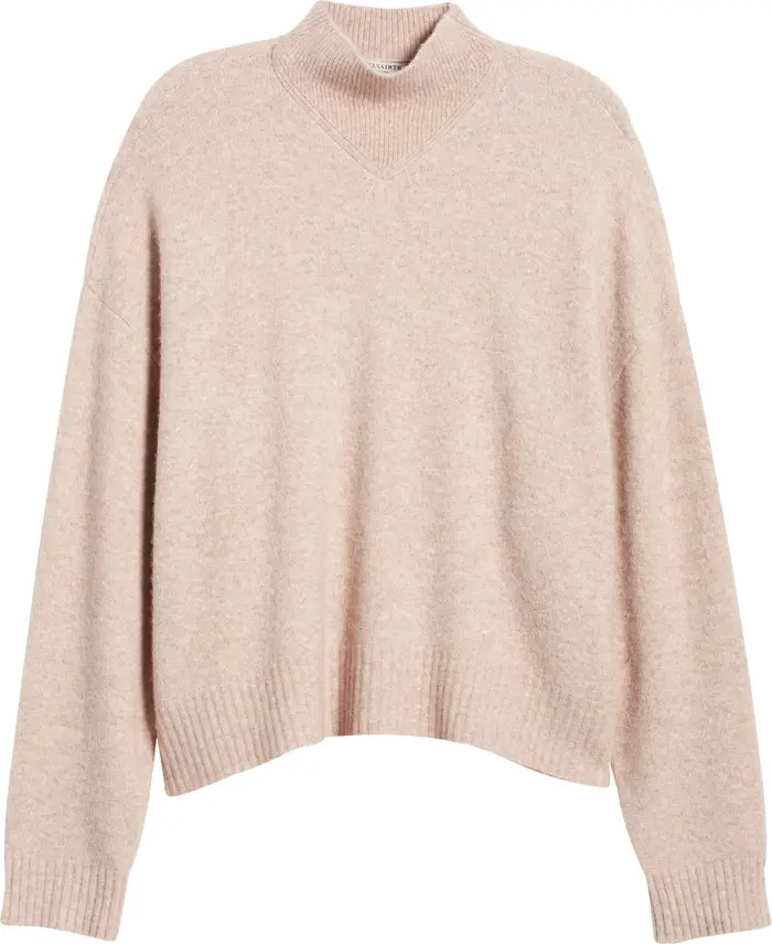 Asha Oversize Mock Neck Sweater | Nordstrom