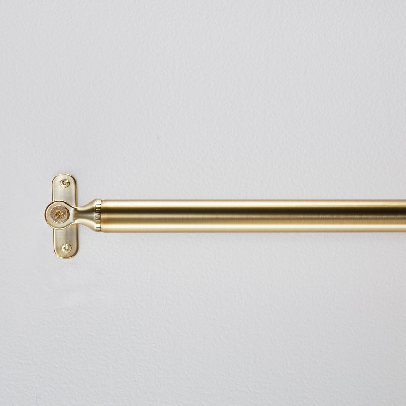 Decorative Screw Curtain Rod Brass Finish - Hearth & Hand™ with Magnolia | Target
