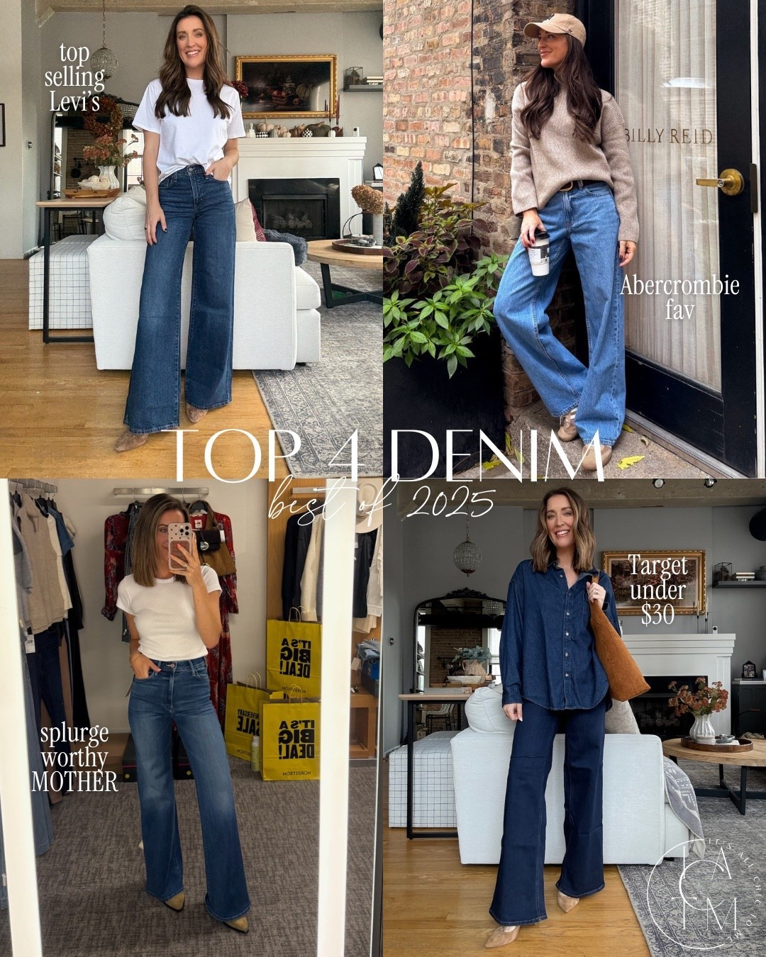 Best denim of 2025! Target, MORHER & Abercrombie! 

#LTKootd #LTKPetite #LTKOver40