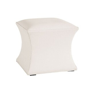 Courbe Ottoman with Curved Silhouette & Custom Fabric Options | Ballard Designs, Inc.
