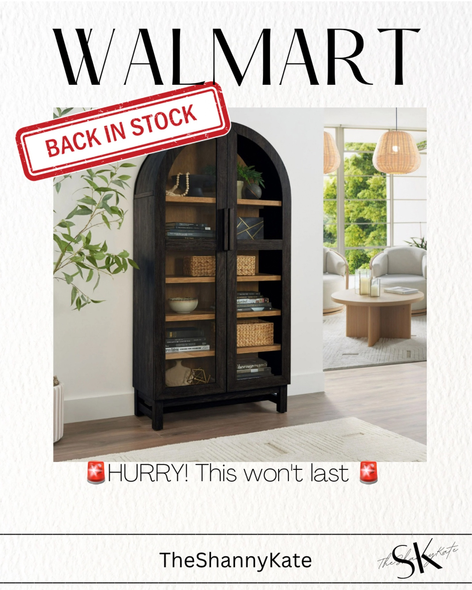Comment 'ARCH' and I'll send you a link or click the link in my bio. 🚨BACK IN STOCK ALERT🚨 Hurry because this sold out in a couple of hours last time.

Walmart Finds | Walmart | Walmart Home | Home Decor | Home Decoration | Home Furnishings | Must Have | Arch Cabinet | Cabinet Displayy

#LTKHome