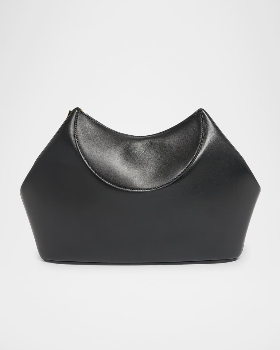 Facet Clutch Bag in Smooth Leather | Neiman Marcus