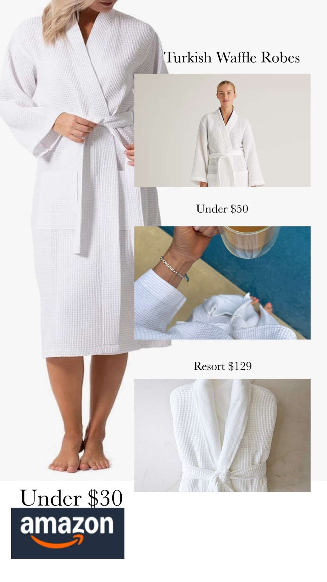 Organic Turkish waffle robes 

#LTKFindsUnder50 #LTKOver40 #LTKStyleTip